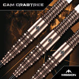 Mission Cam Crabtree Darts - Steel Tip  95% Tungsten - V2