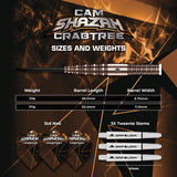 Mission Cam Crabtree Darts - Steel Tip  95% Tungsten - V2