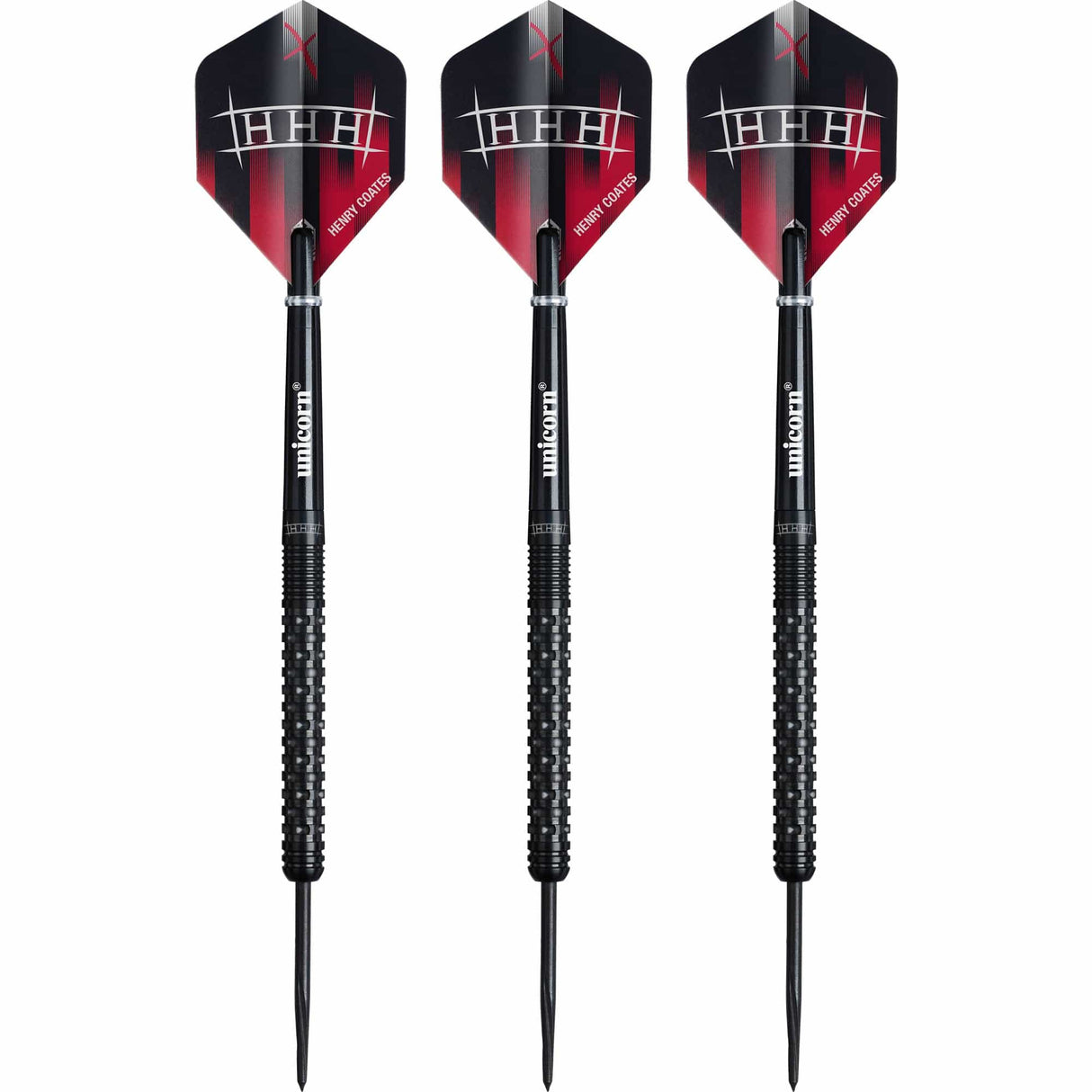 Unicorn Global Darts - Steel Tip - 90% Tungsten - Henry Coates - Phase 2