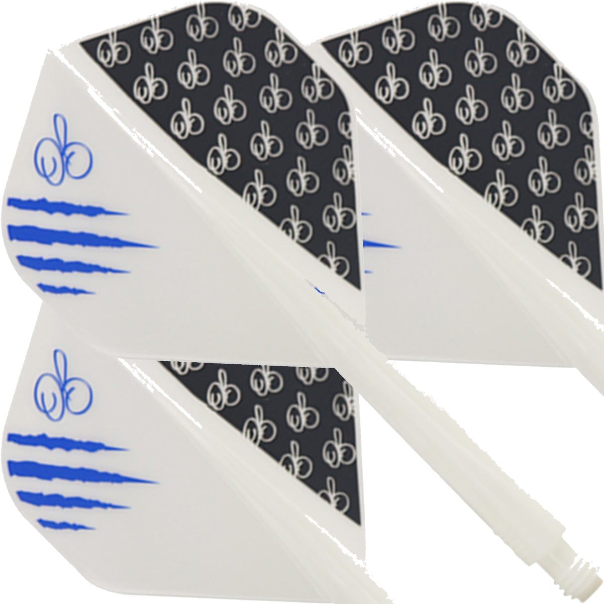 Condor AXE Dart Flights - The Master - Owen Bates - Standard - White