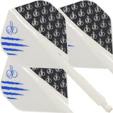 Condor AXE Dart Flights - The Master - Owen Bates - Standard - White