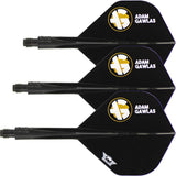 *Condor AXE Dart Flights - Adam Gawlas - Standard - Black