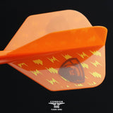 *Condor AXE Player Series Dart Flights - Miyu Miyawaki - Thunderbolt Bear - Small - Orange