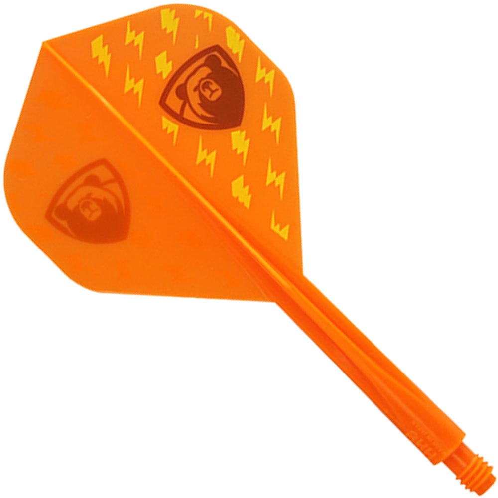 *Condor AXE Player Series Dart Flights - Miyu Miyawaki - Thunderbolt Bear - Standard - Orange