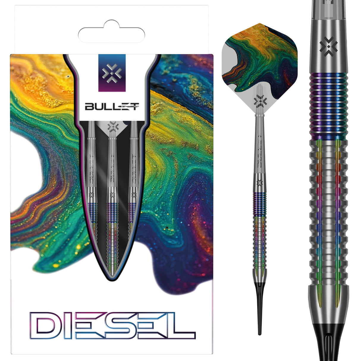 Bullet Diesel Darts - Soft Tip - V2 - 85% Tungsten