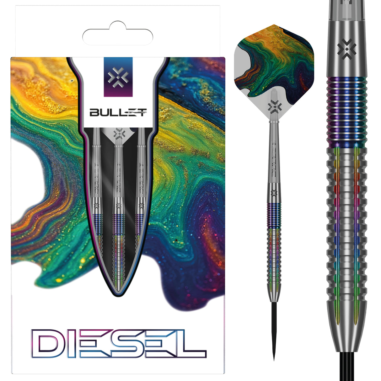 Bullet Diesel Darts - Steel Tip - V2 - 85% Tungsten