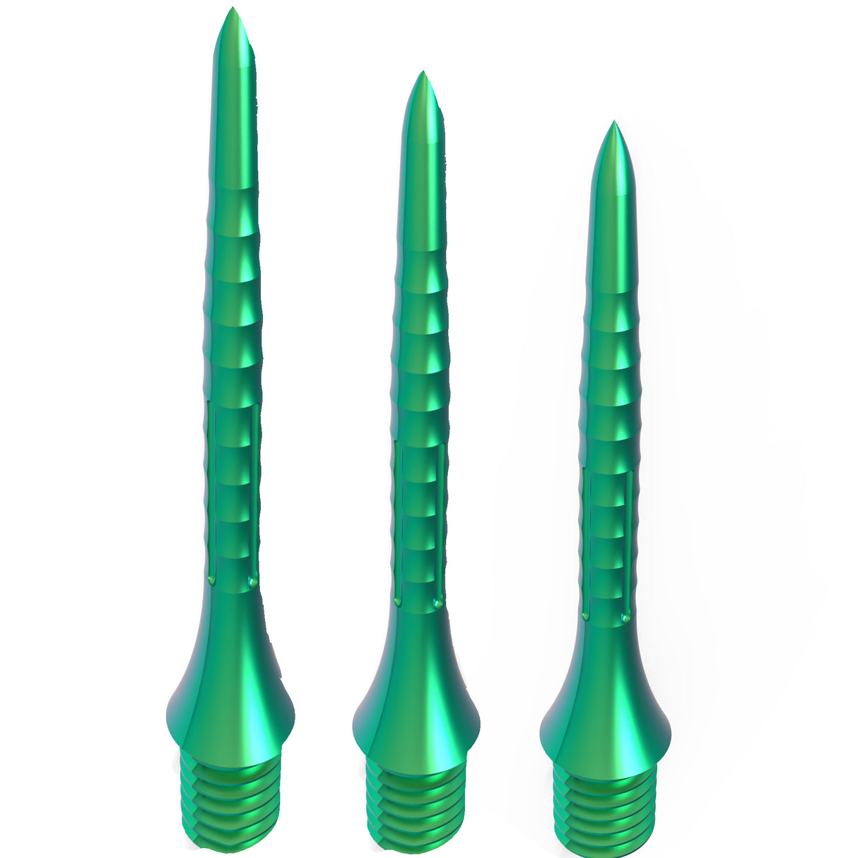 *Caliburn Bamboo Conversion Points - Screw In - Soft Tip to Steel Tip - Dark Green