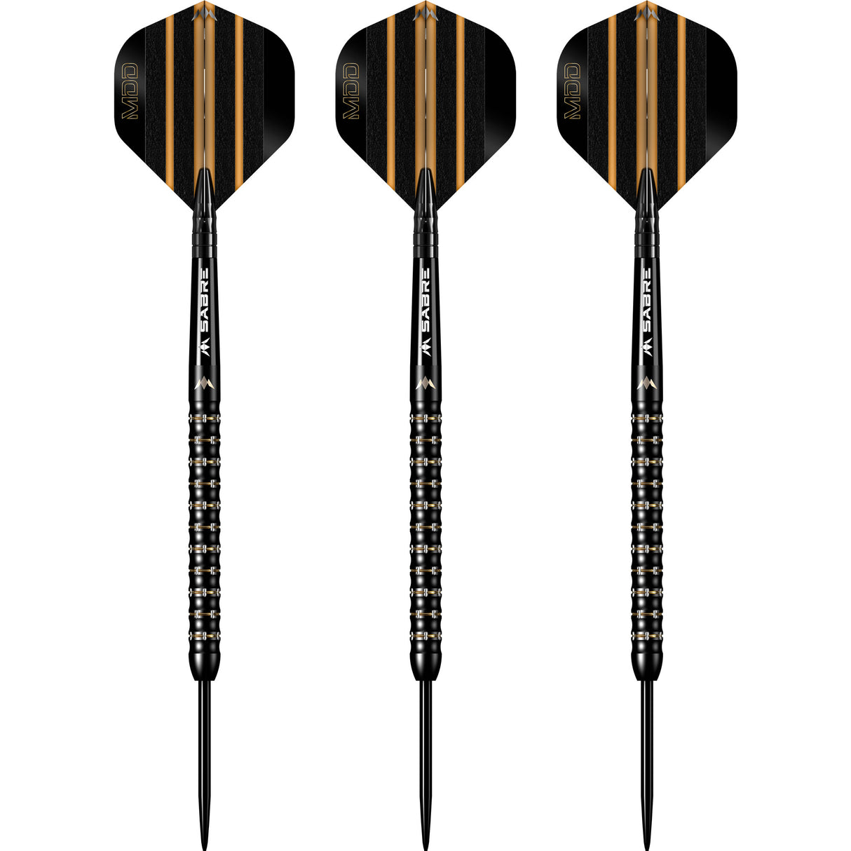 Mission Mike De Decker Darts - Steel Tip - 95% Tungsten - Black & Gold PVD