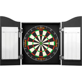 Def Leppard Dartboard Cabinet - Official Licensed - C6 - Premium Black - Union Jack