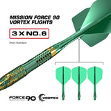 Mission Devon Petersen R2.5 Darts - Steel Tip - 95% Tungsten