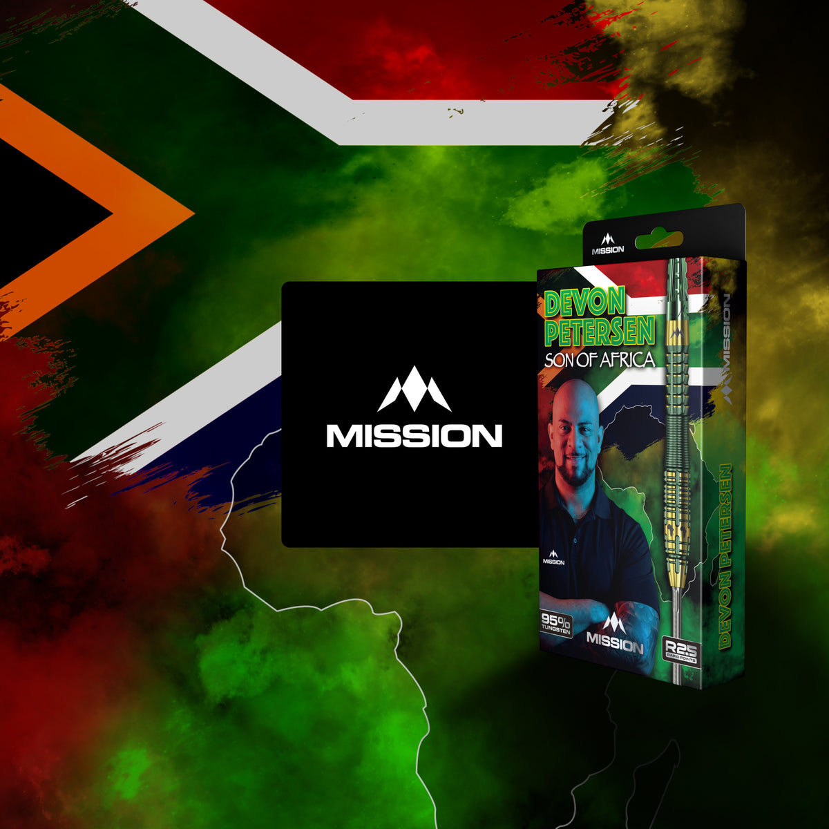 Mission Devon Petersen R2.5 Darts - Steel Tip - 95% Tungsten