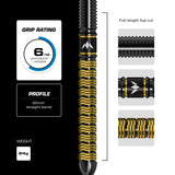 Mission Collab Series R2.5 Darts - Steel Tip - 95% Tungsten - Jake Kenyon
