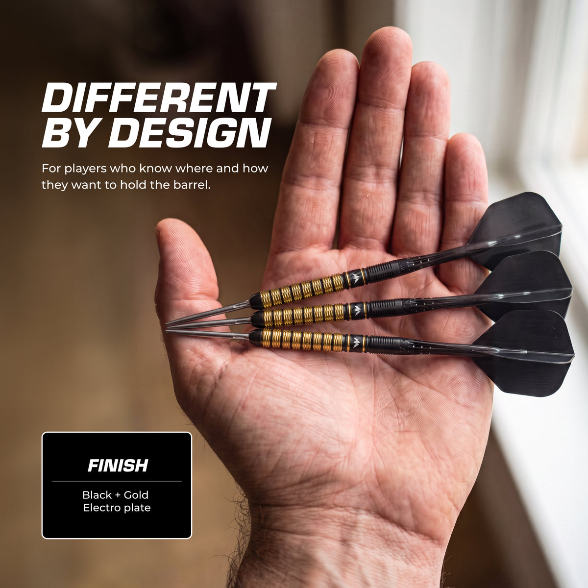 Mission Collab Series R2.5 Darts - Steel Tip - 95% Tungsten - Jake Kenyon