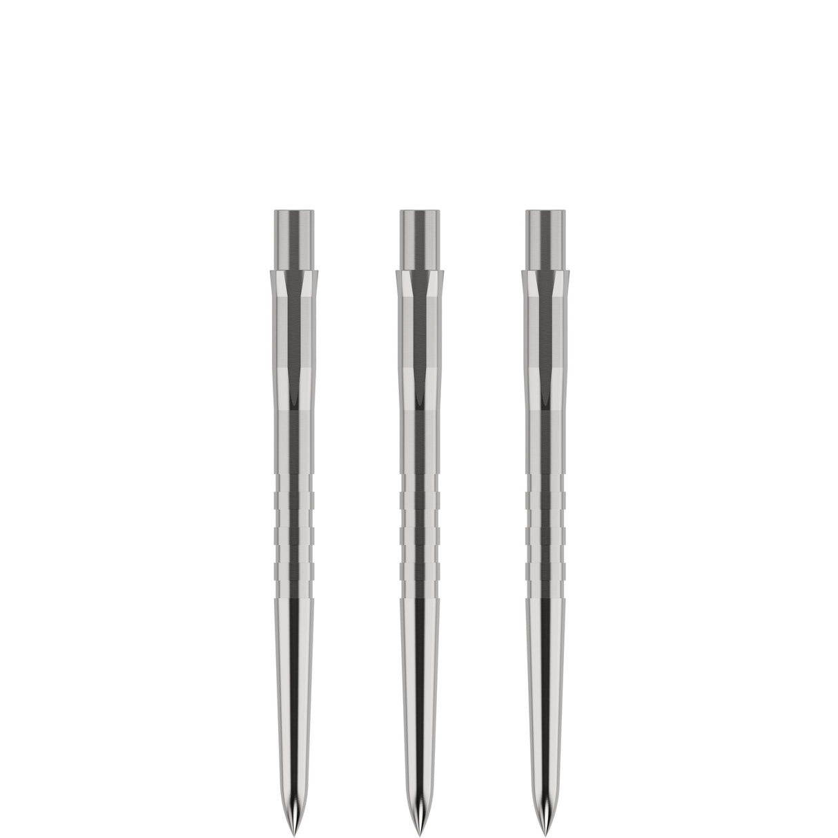 Mission Caliburn Replaceable Dart Points - Grooved - Silver