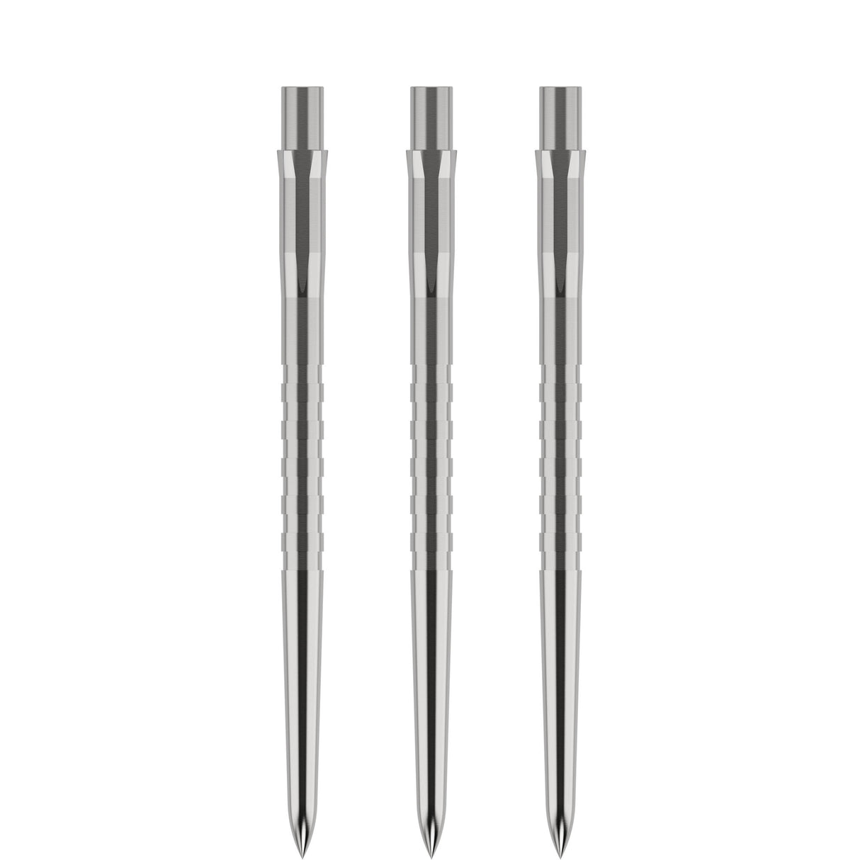 Mission Caliburn Replaceable Dart Points - Grooved - Silver