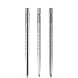 Mission Caliburn Replaceable Dart Points - Grooved - Silver