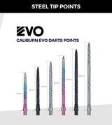 Caliburn EVO Dart Points - Helix Groove