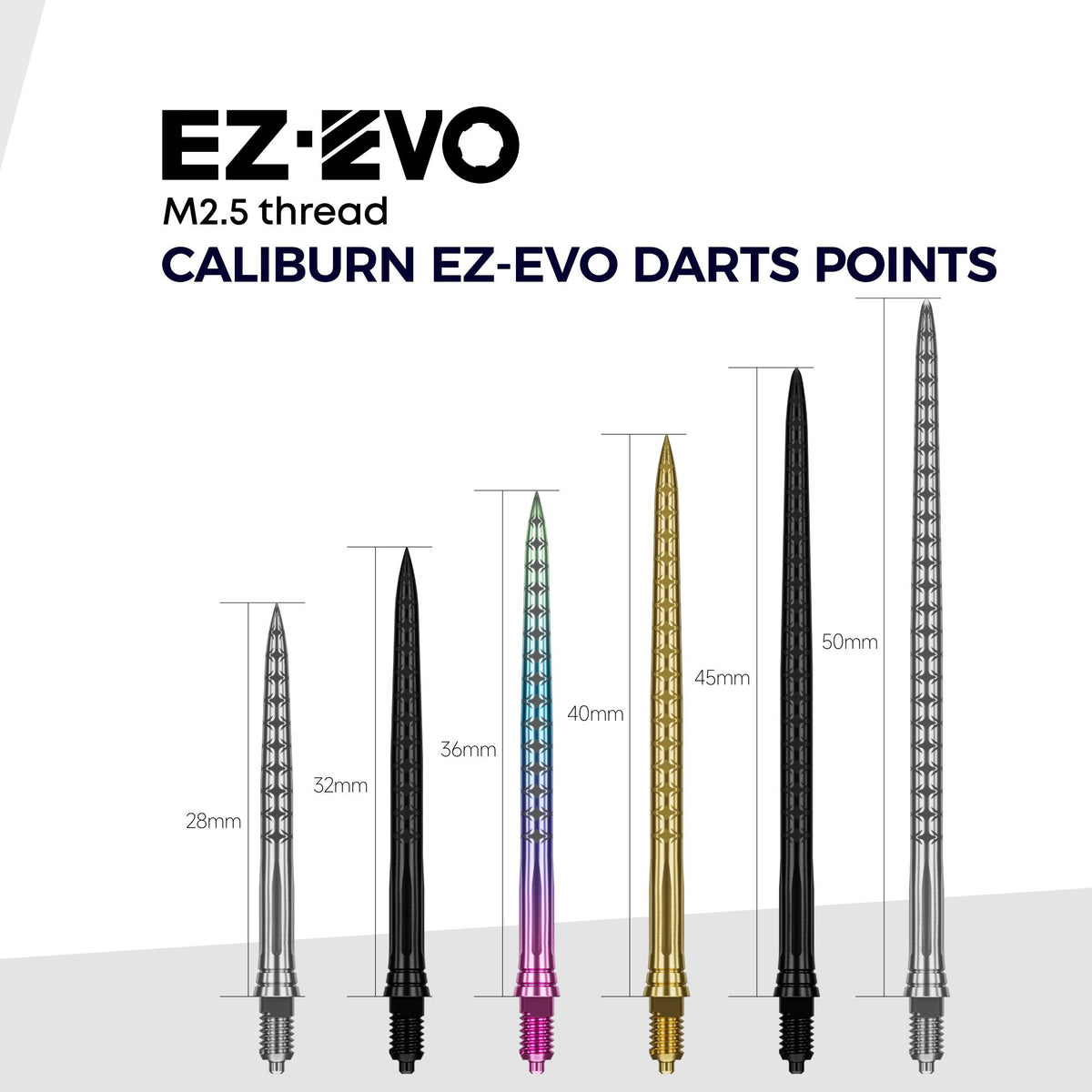 Caliburn EZ-EVO Dart Points - Laser Shard