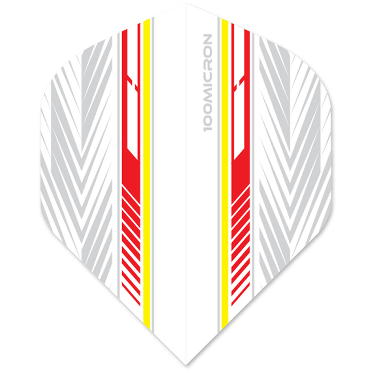 Designa Racing Flights - Standard No2 - 100 Micron - Red & Yellow