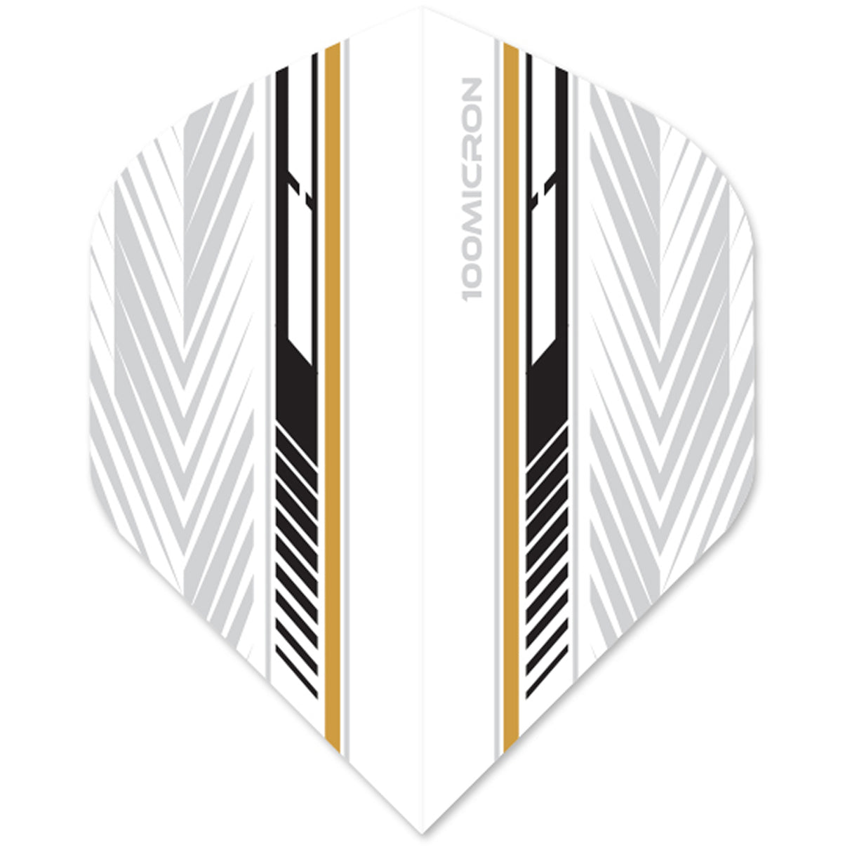 Designa Racing Flights - Standard No2 - 100 Micron - Black & Gold