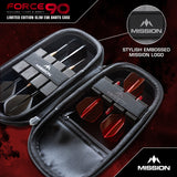 Mission Force 90 Dart Case - EVA Moulded Wallet - Limited Edition - Slim - Grey Denim