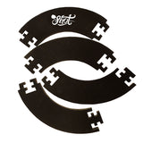 Shot EVA Dartboard Surround - 4-pieces - Black