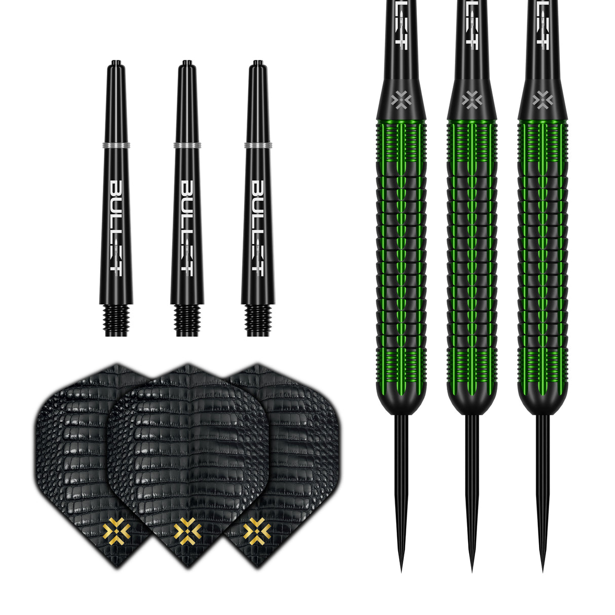 Bullet Gator Darts - Steel Tip - Brass
