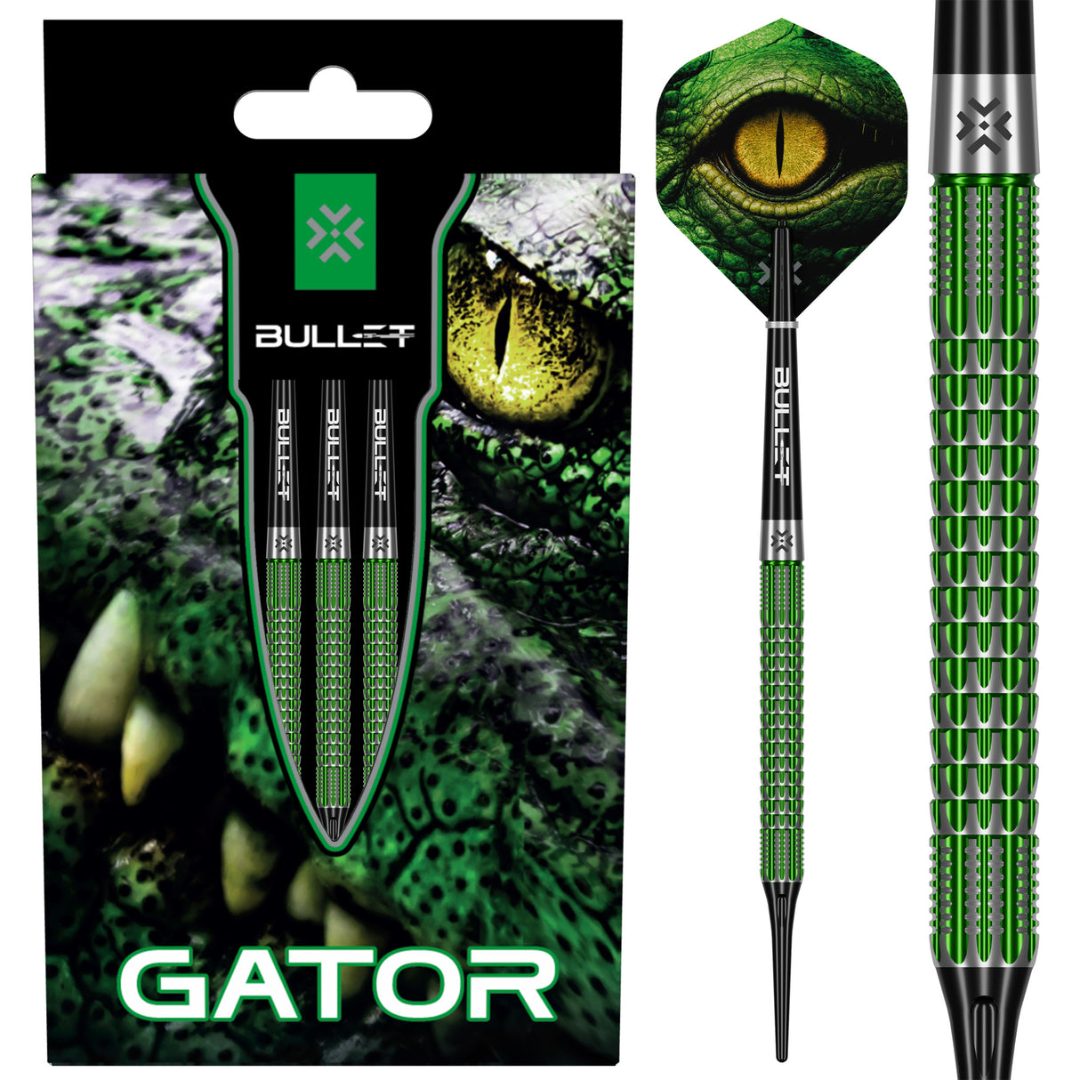 Bullet Gator Darts - Soft Tip - 90% Tungsten