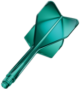Goat A1R Dart Flights - Moulded Flight & Shaft System - Standard No6 - Green