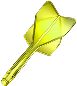 Goat A1R Dart Flights - Moulded Flight & Shaft System - Standard No6 - Yellow