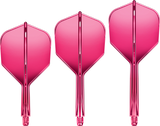 Goat A1R Dart Flights - Moulded Flight & Shaft System - Standard No6 - Pink