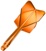 Goat A1R Dart Flights - Moulded Flight & Shaft System - Standard No6 - Orange