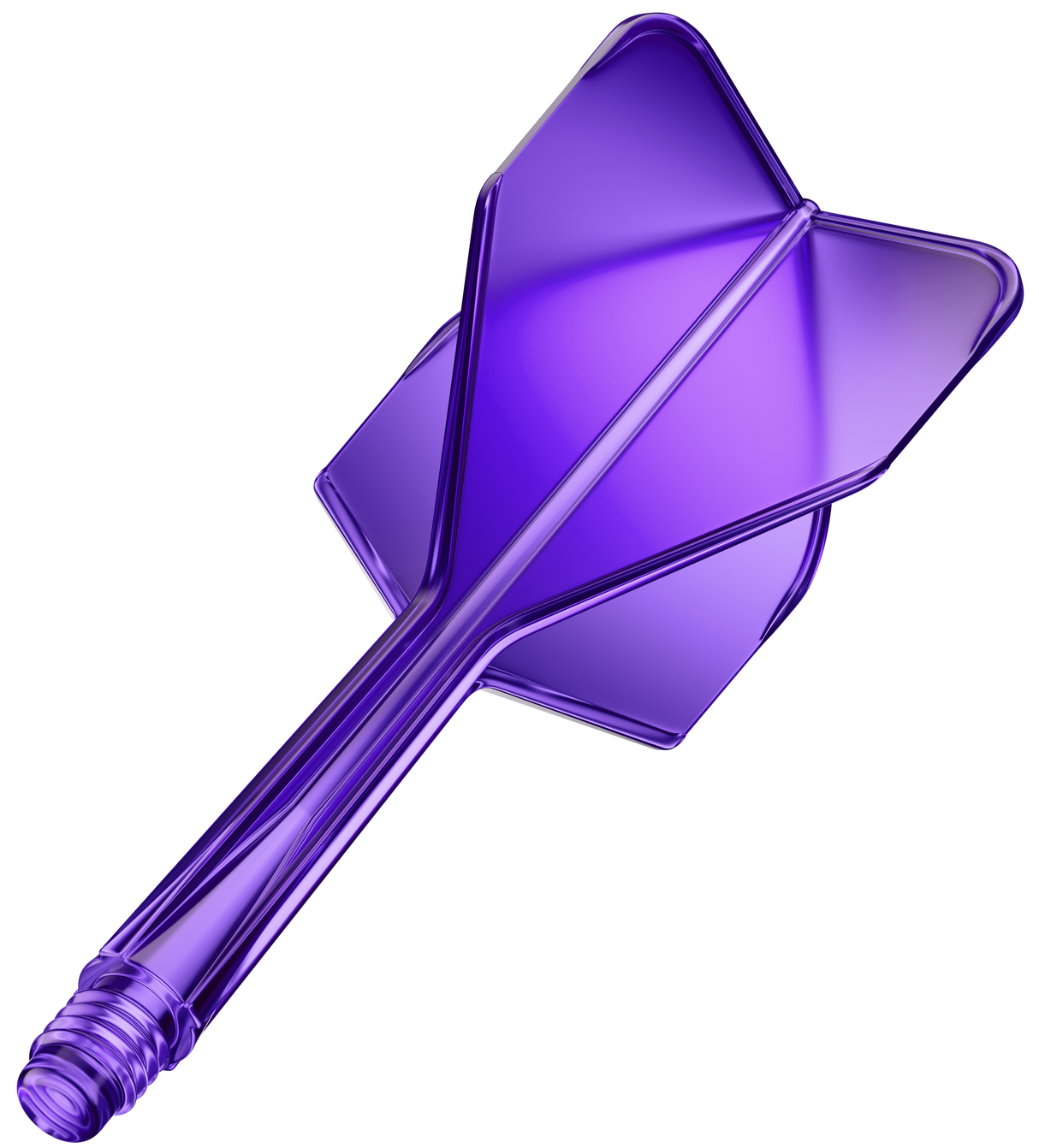 Goat A1R Dart Flights - Moulded Flight & Shaft System - Standard No6 - Purple