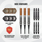 Shot Gnarly Darts - Soft Tip - 95% Tungsten - Gnasha
