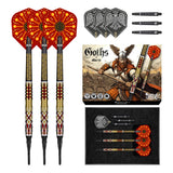 Shot Goths Darts -Soft Tip - 95% Tungsten - Alaric