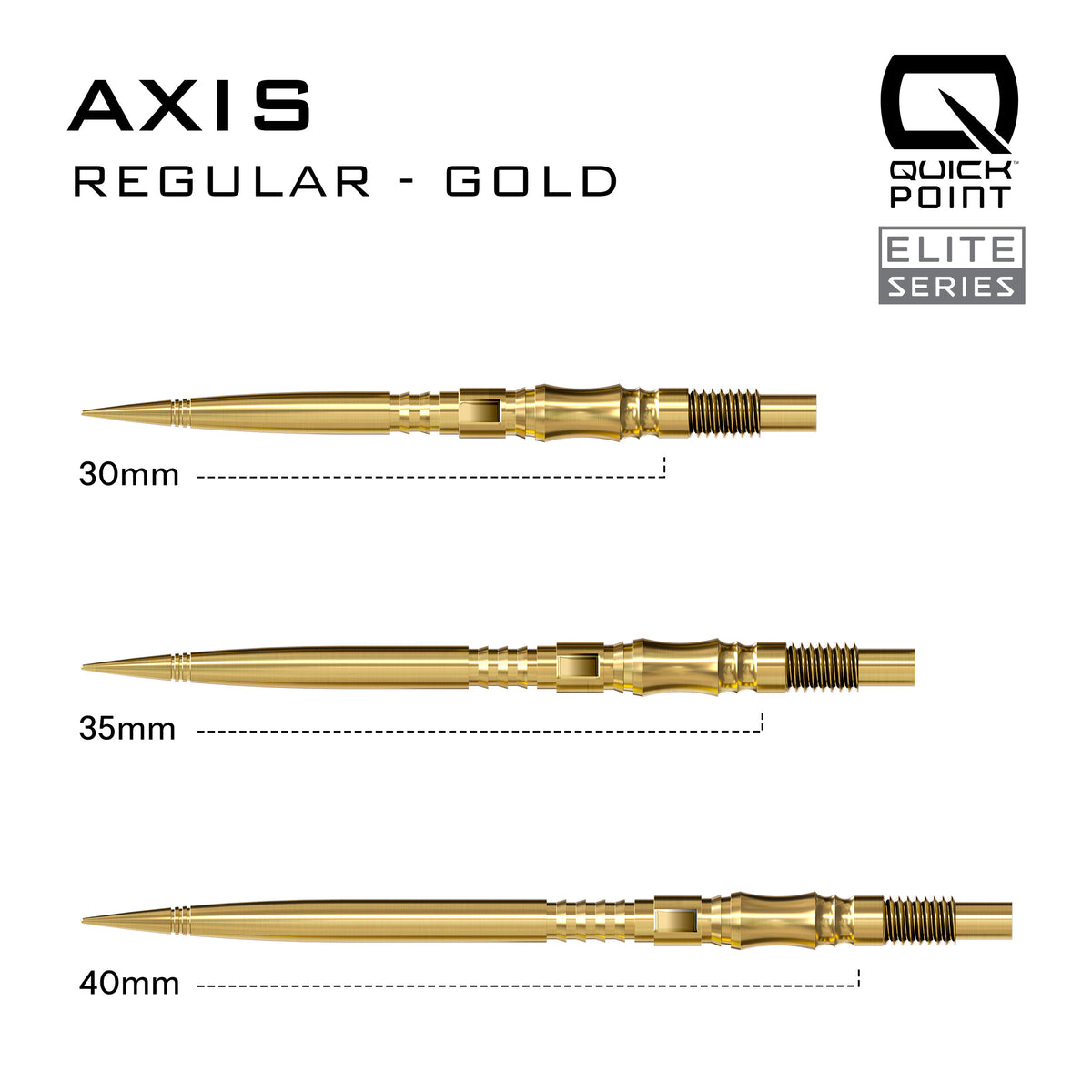 Harrows Quick Points - Steel Tip - Axis