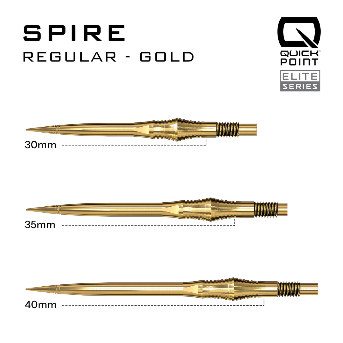 Harrows Quick Points - Steel Tip - Spire