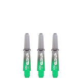 BULL'S B-Grip TT Shaft - Polycarbonate - Clear & Green