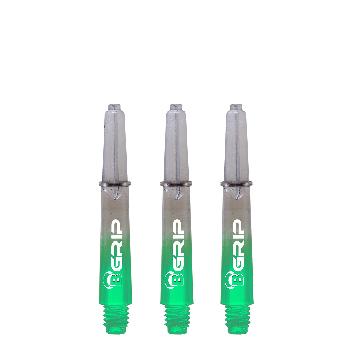 BULL'S B-Grip TT Shaft - Polycarbonate - Clear & Green