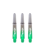 BULL'S B-Grip TT Shaft - Polycarbonate - Clear & Green