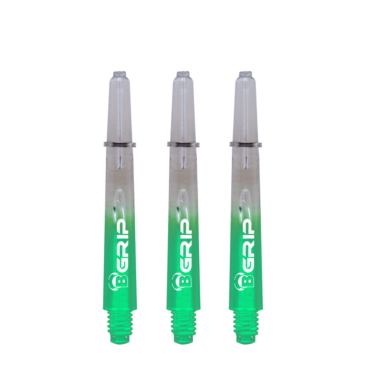 BULL'S B-Grip TT Shaft - Polycarbonate - Clear & Green