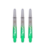 BULL'S B-Grip TT Shaft - Polycarbonate - Clear & Green