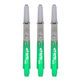 BULL'S B-Grip TT Shaft - Polycarbonate - Clear & Green