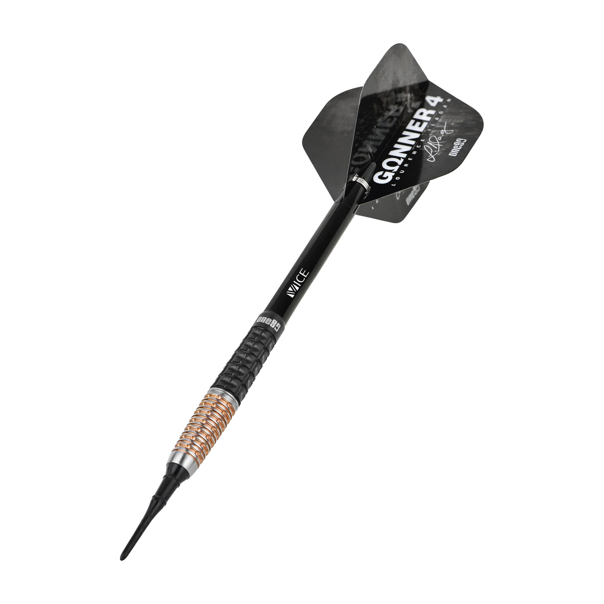 One80 Lourence Ilagan Darts - Soft Tip - 90% Tungsten - Rose Gold - 20.5g