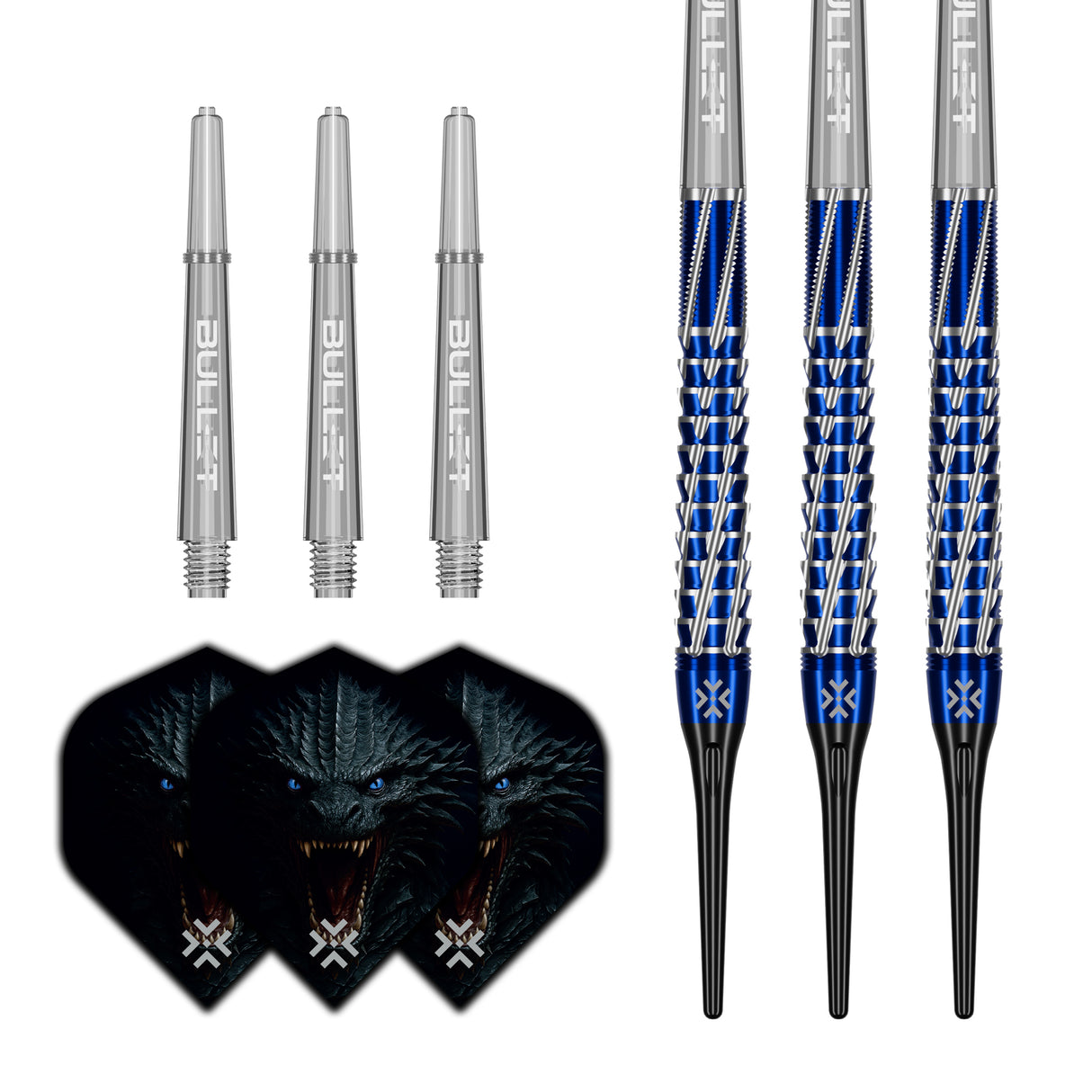 Bullet Hydra Darts - Soft Tip - 95% Tungsten