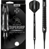 Harrows Supergrip Black Darts - Soft Tip - 18g