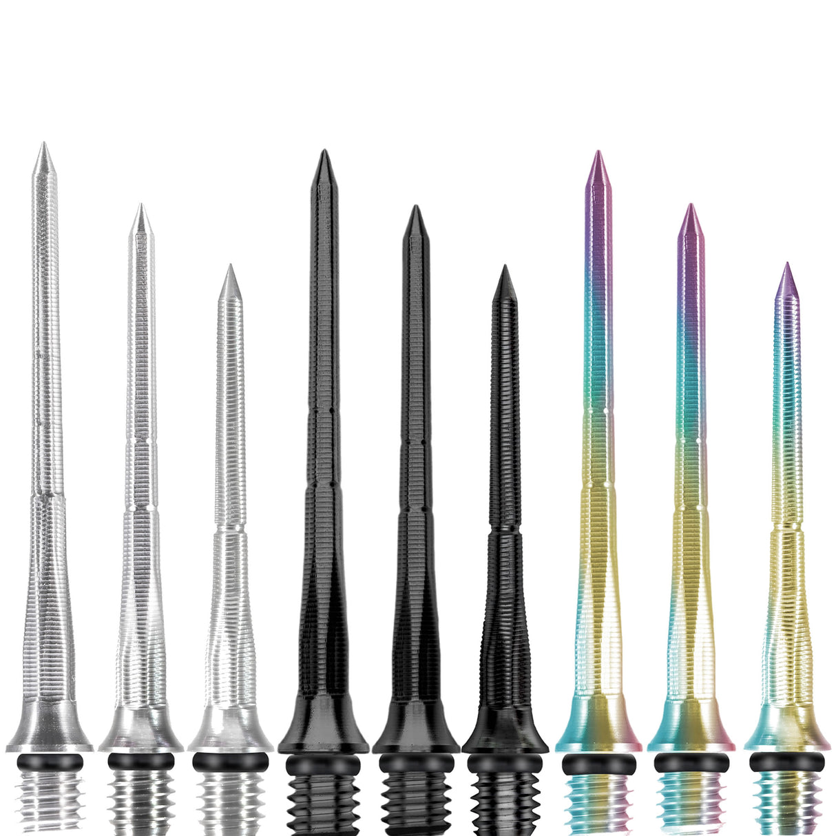 Caliburn Hexagonal Conversion Points - Screw In - Titanium