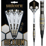 Unicorn Hexium Darts - Soft Tip - 90% Tungsten - Style 1