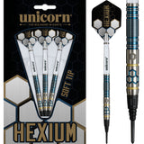Unicorn Hexium Darts - Soft Tip - 90% Tungsten - Style 2