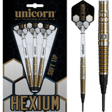 Unicorn Hexium Darts - Soft Tip - 90% Tungsten - Style 3